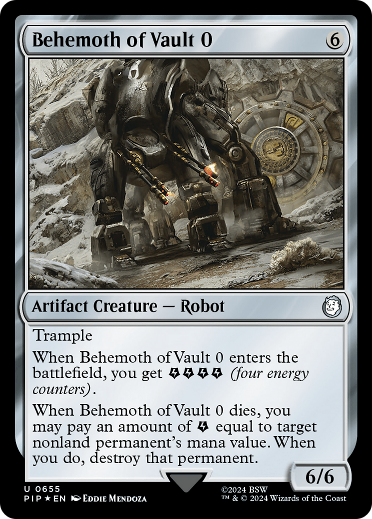 Behemoth of Vault 0 (Surge Foil) [Fallout] | Grognard Games