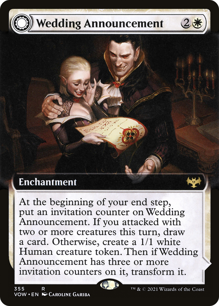 Wedding Announcement // Wedding Festivity (Extended) [Innistrad: Crimson Vow] | Grognard Games