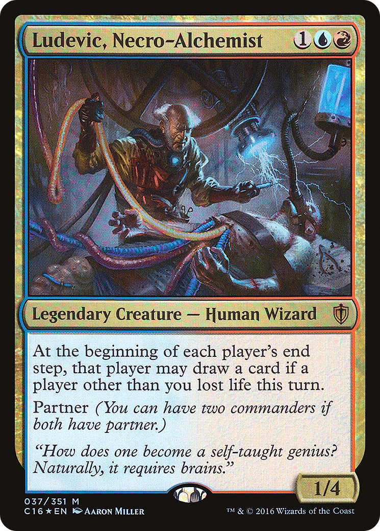 Ludevic, Necro-Alchemist [Commander 2016] | Grognard Games