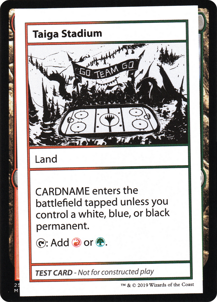 Taiga Stadium (2021 Edition) [Mystery Booster Playtest Cards] | Grognard Games