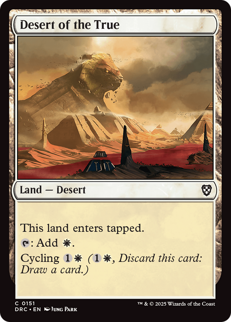 Desert of the True [Aetherdrift Commander] | Grognard Games