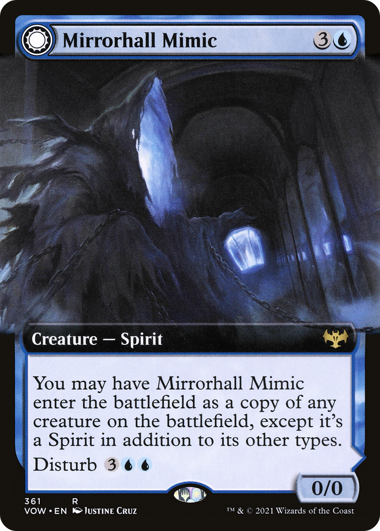 Mirrorhall Mimic // Ghastly Mimicry (Extended) [Innistrad: Crimson Vow] | Grognard Games