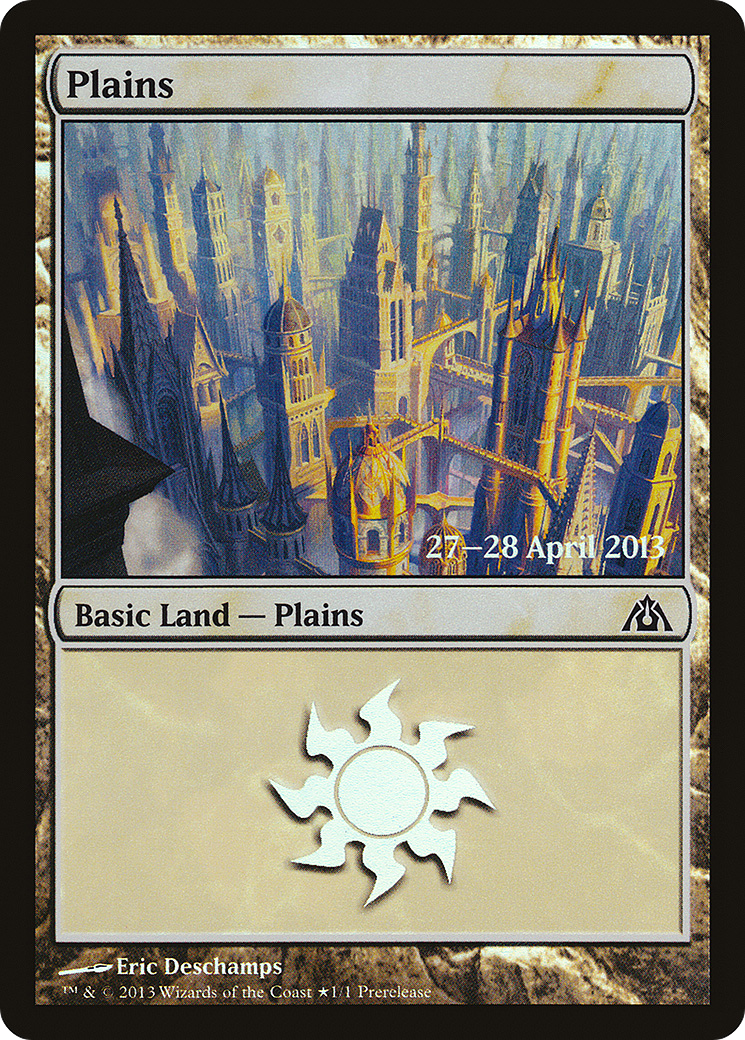 Plains (157) [Dragon's Maze Prerelease Promos] | Grognard Games