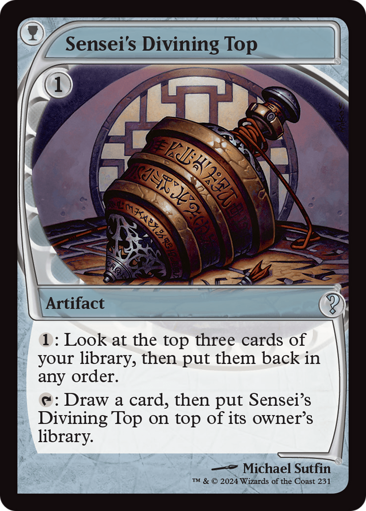 Sensei's Divining Top (Future Sight) [Mystery Booster 2] | Grognard Games