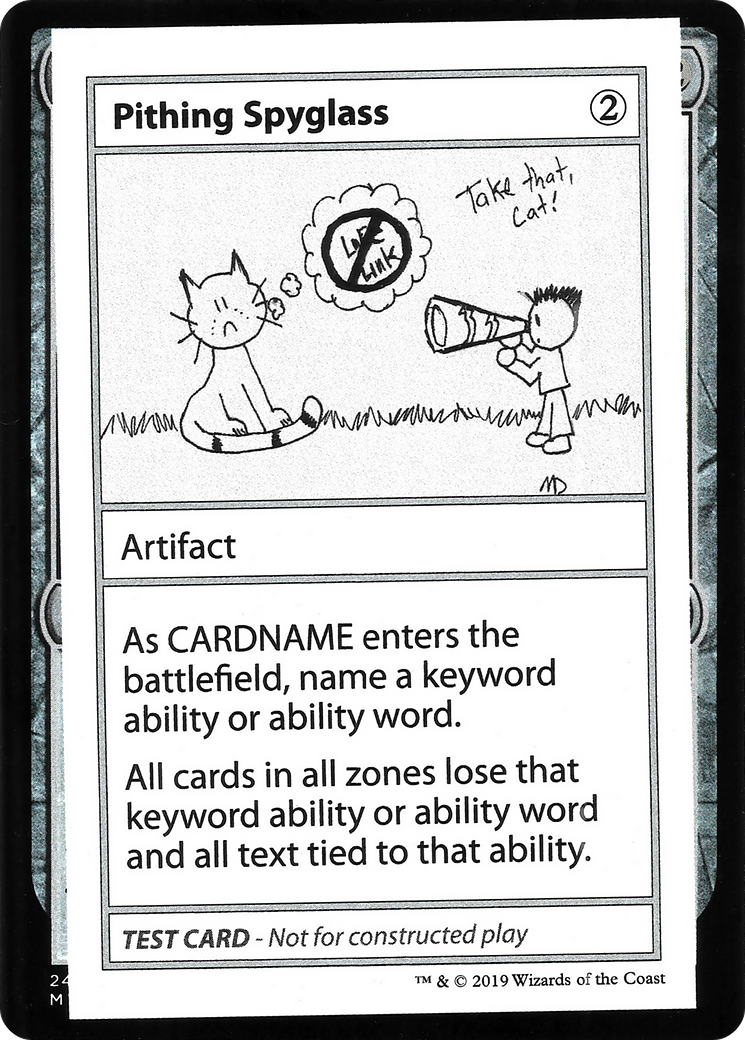 Pithing Spyglass (2021 Edition) [Mystery Booster Playtest Cards] | Grognard Games