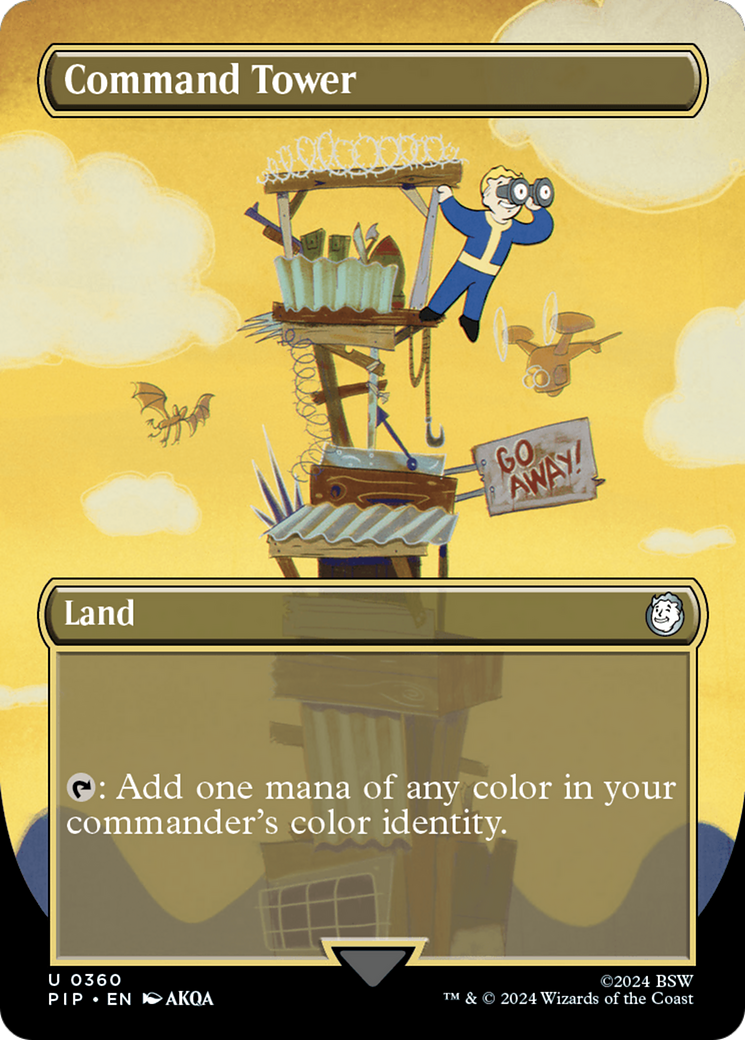 Command Tower (Borderless) [Fallout] | Grognard Games