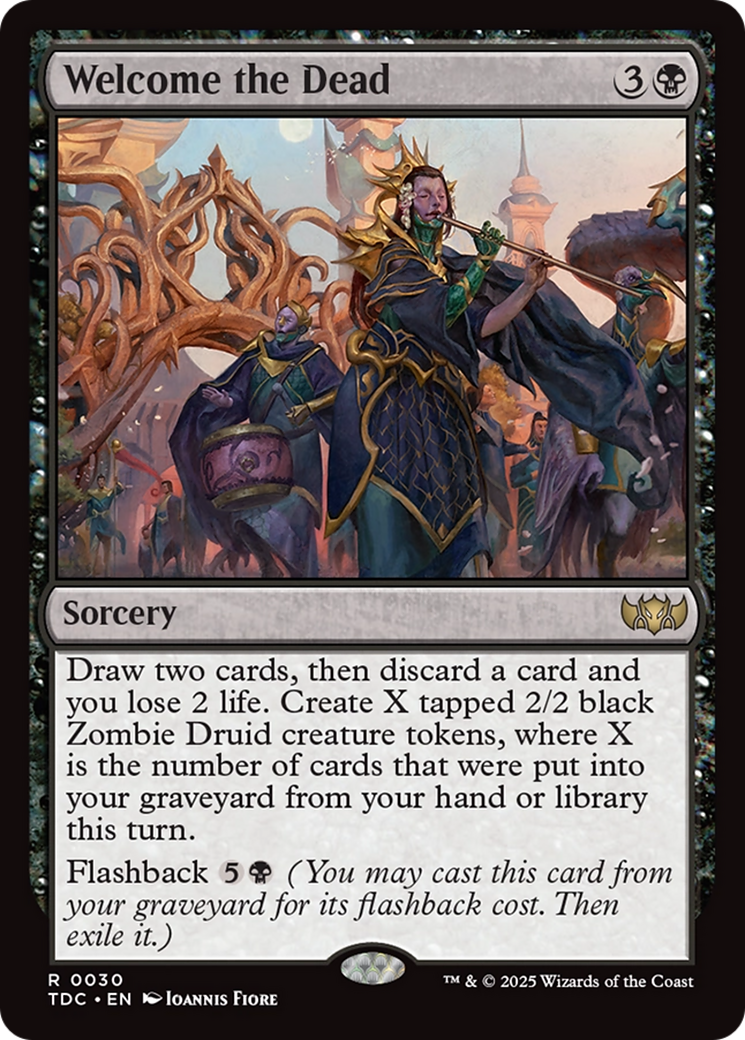 Welcome the Dead [Tarkir: Dragonstorm Commander] | Grognard Games