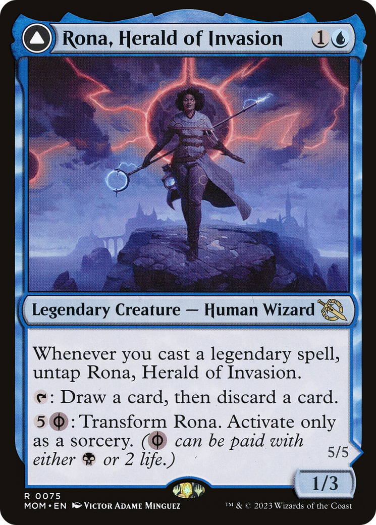 Rona, Herald of Invasion // Rona, Tolarian Obliterator [March of the Machine] | Grognard Games