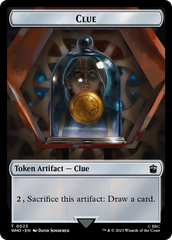 Copy // Clue (0023) Double-Sided Token [Doctor Who Tokens] | Grognard Games