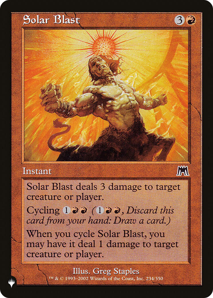 Solar Blast [The List] | Grognard Games