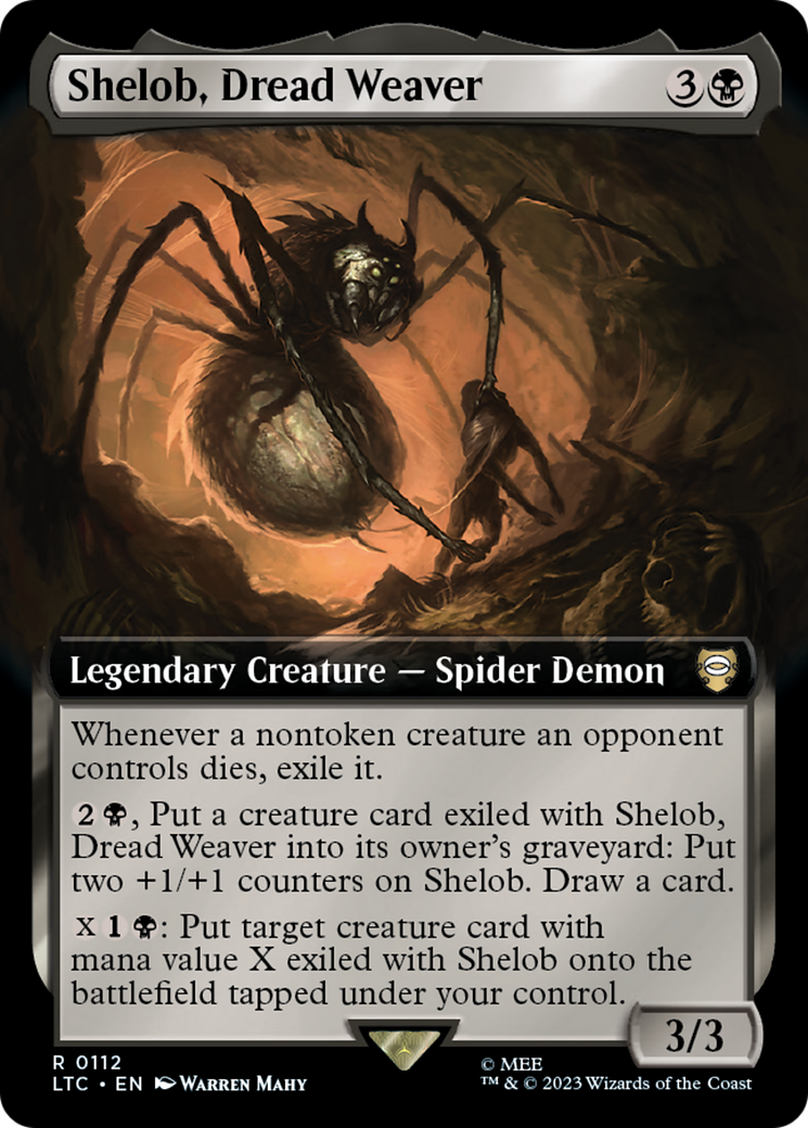 Shelob, Dread Weaver (Extended Art) [The Lord of the Rings: Tales of Middle-Earth Commander] | Grognard Games