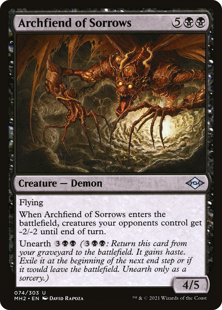 Archfiend of Sorrows [Modern Horizons 2] | Grognard Games
