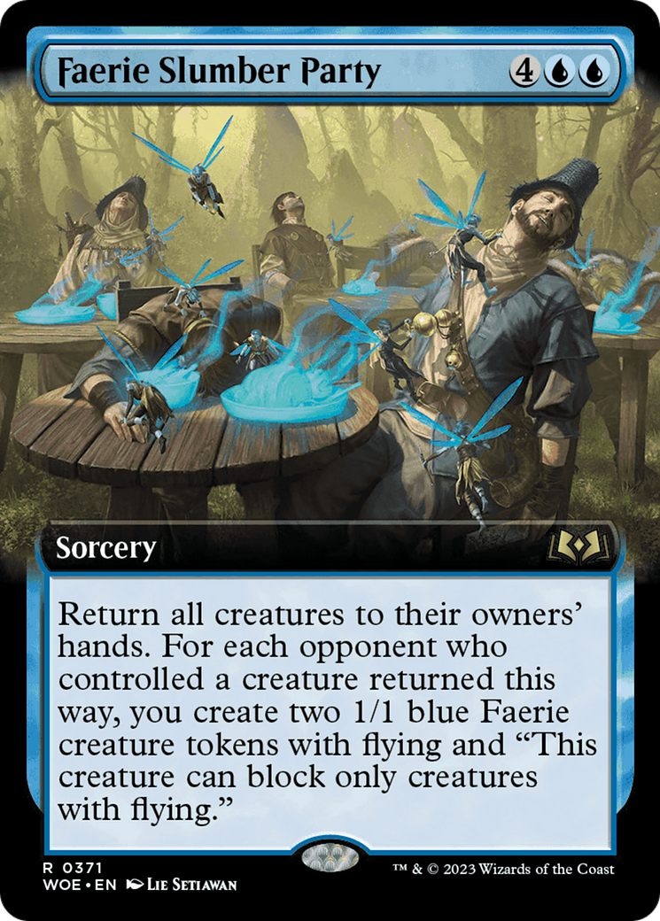 Faerie Slumber Party (Extended Art) [Wilds of Eldraine] | Grognard Games