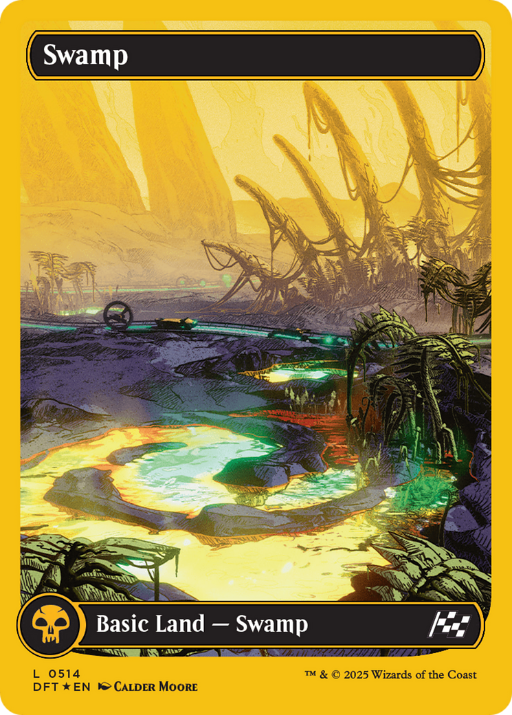 Swamp (0514) (First-Place Foil) [Aetherdrift] | Grognard Games