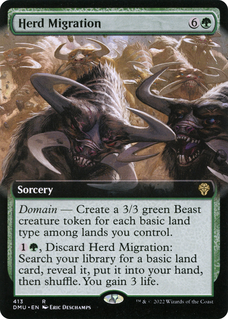 Herd Migration (Extended Art) [Dominaria United] | Grognard Games