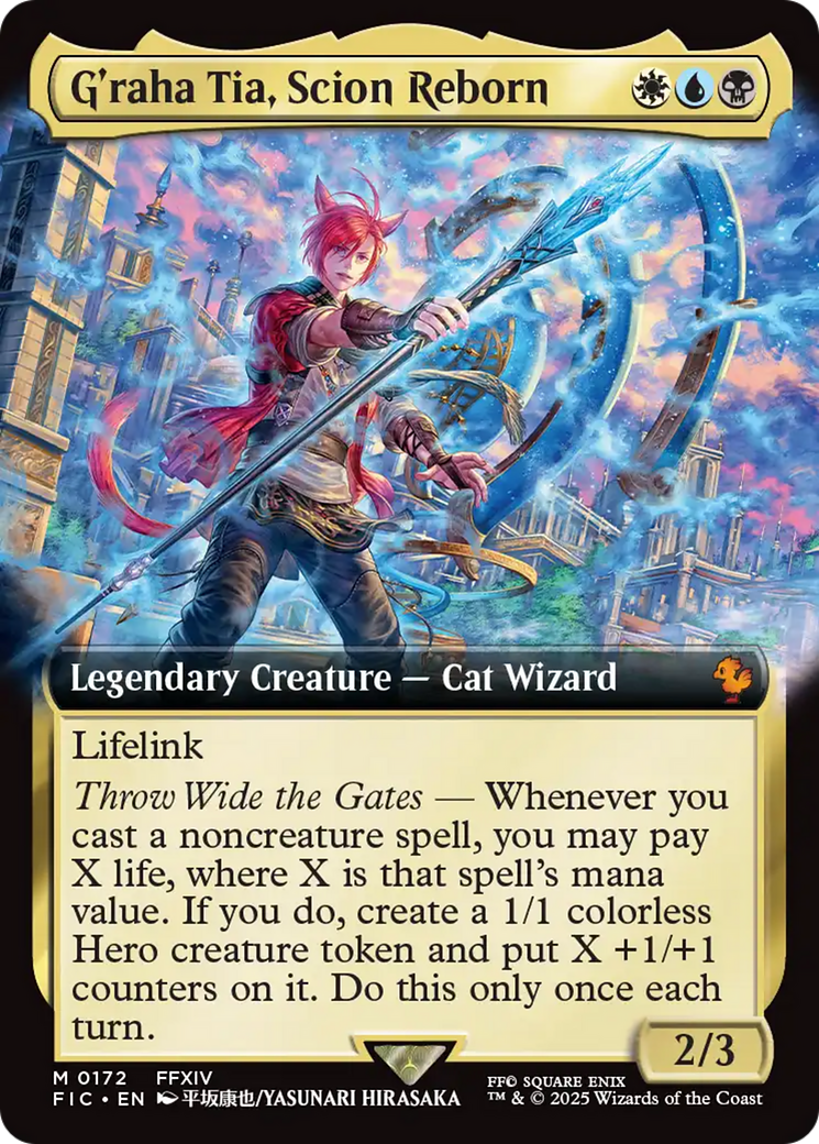 G'raha Tia, Scion Reborn (Extended Art) [FINAL FANTASY Commander] | Grognard Games