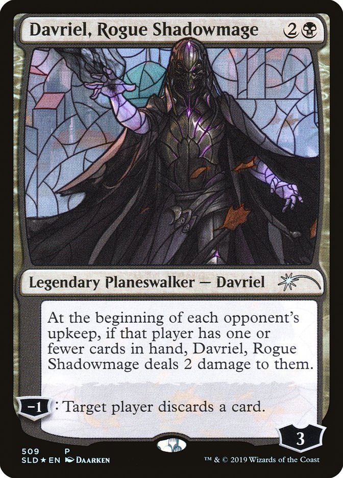 Davriel, Rogue Shadowmage (Stained Glass) [Secret Lair Drop Promos] | Grognard Games