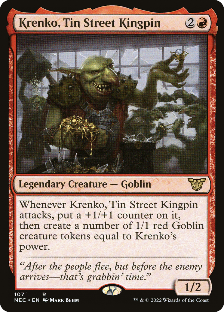 Krenko, Tin Street Kingpin [Kamigawa: Neon Dynasty Commander] | Grognard Games