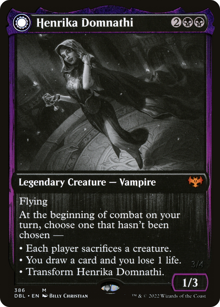 Henrika Domnathi // Henrika, Infernal Seer [Innistrad: Double Feature] | Grognard Games