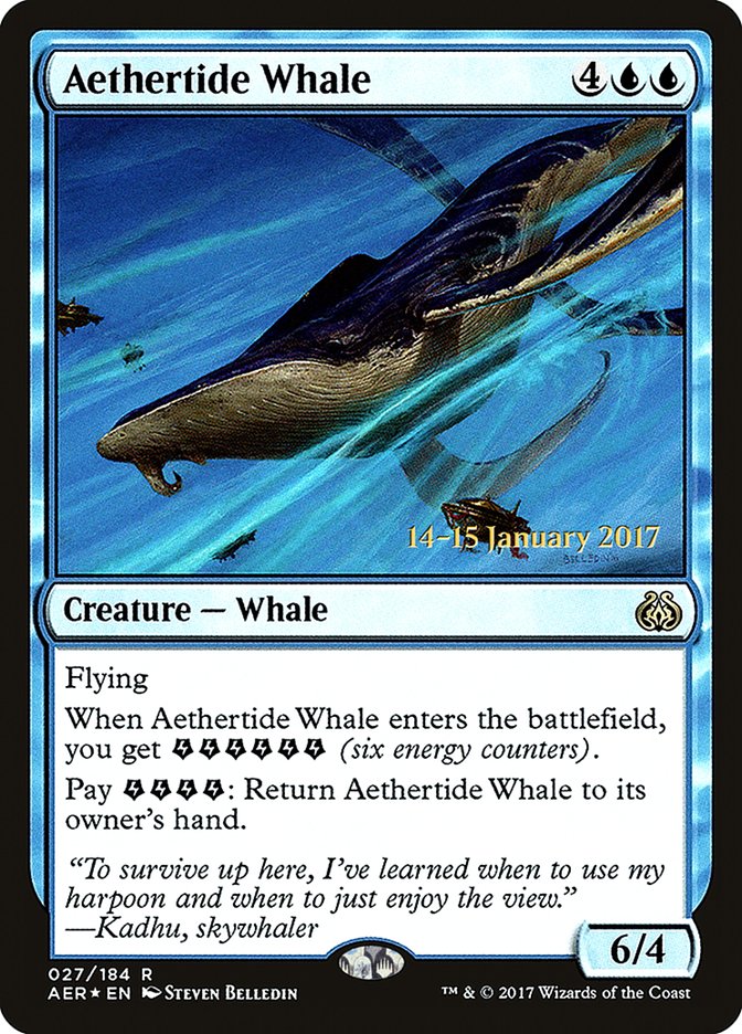 Aethertide Whale [Aether Revolt Prerelease Promos] | Grognard Games