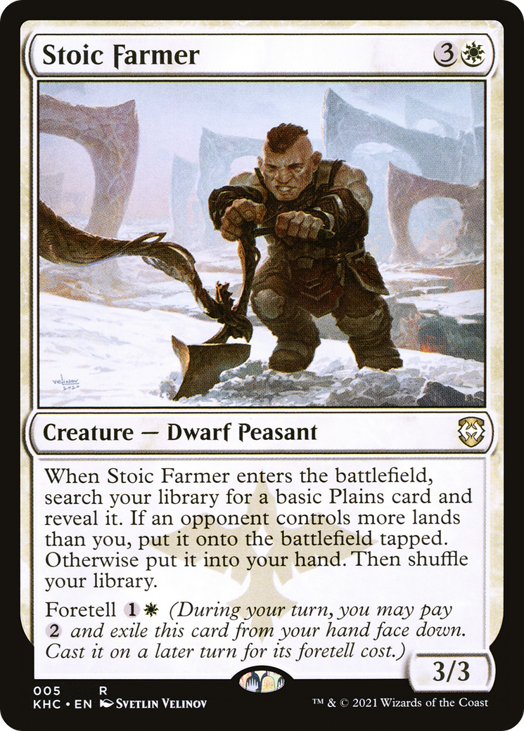 Stoic Farmer [Kaldheim Commander] | Grognard Games
