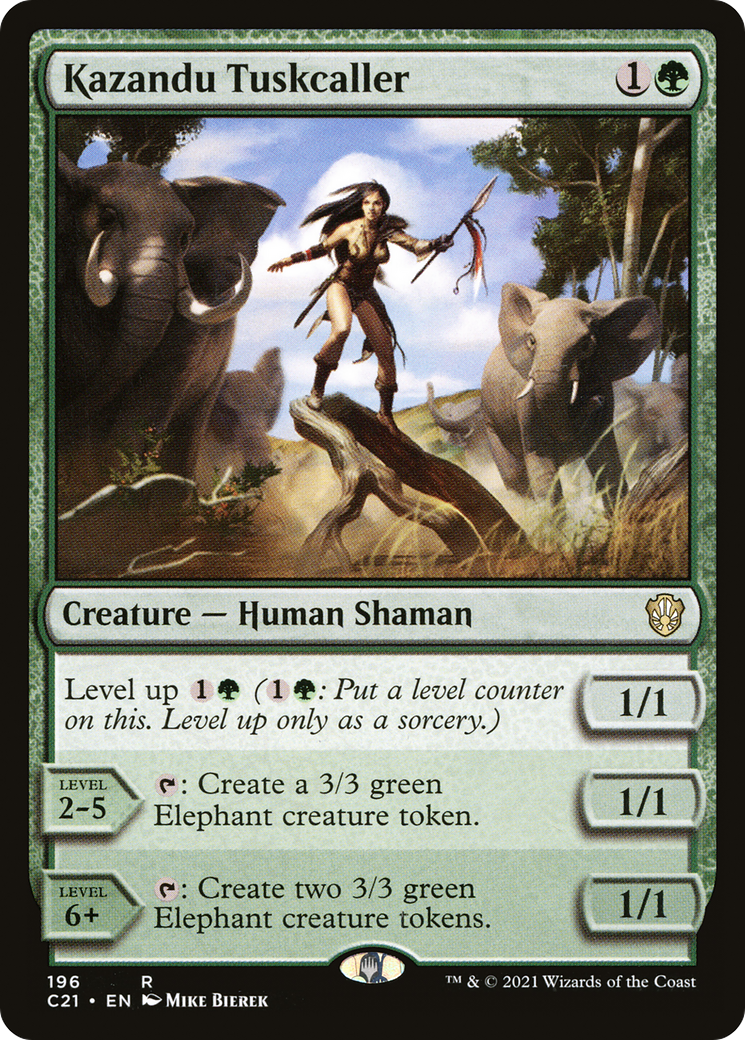 Kazandu Tuskcaller [Commander 2021] | Grognard Games