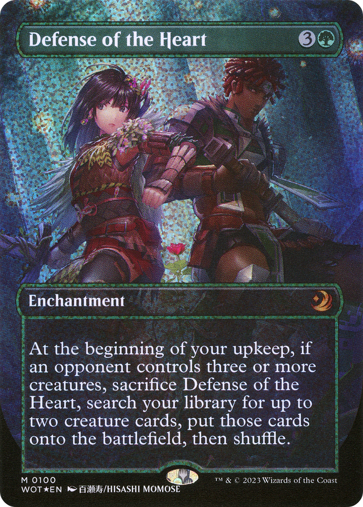 Defense of the Heart (Anime Borderless) (Confetti Foil) [Wilds of Eldraine: Enchanting Tales] | Grognard Games