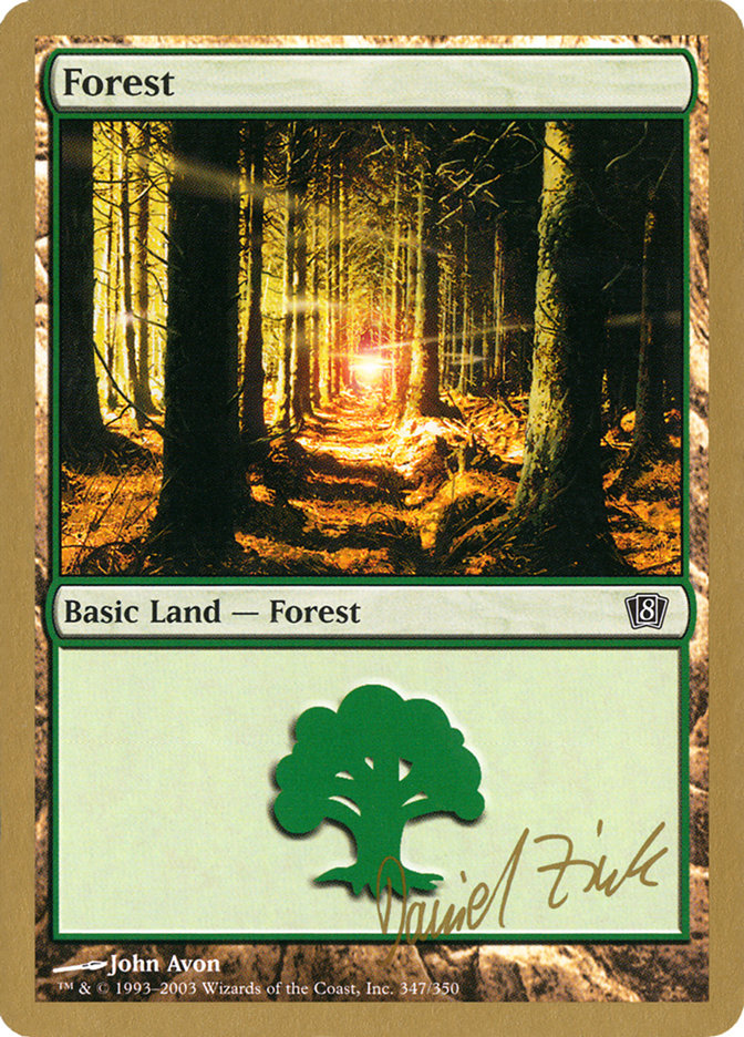 Forest (dz347) (Daniel Zink) [World Championship Decks 2003] | Grognard Games