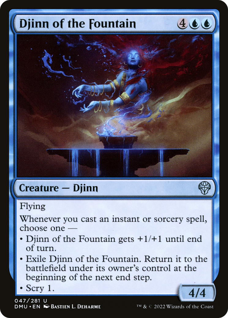 Djinn of the Fountain [Dominaria United] | Grognard Games