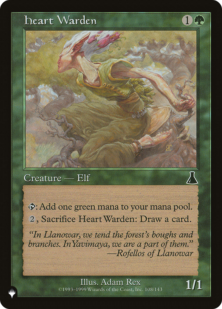 Heart Warden [The List] | Grognard Games