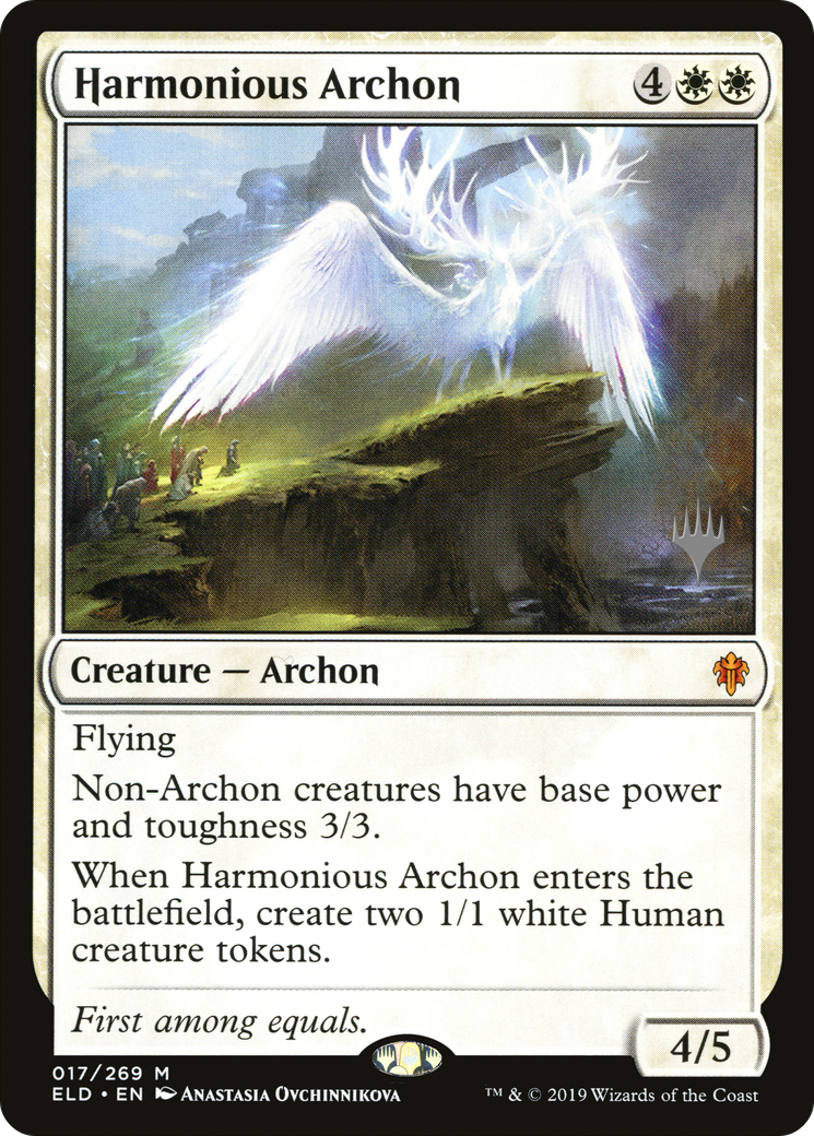 Harmonious Archon (Promo Pack) [Throne of Eldraine Promos] | Grognard Games