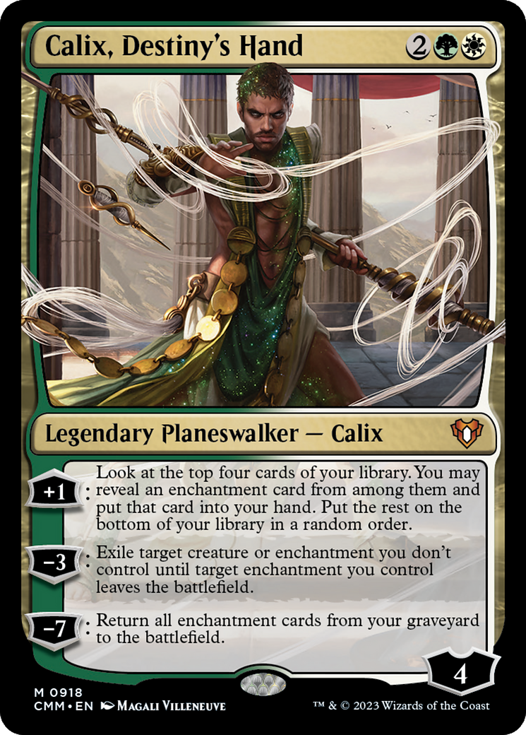 Calix, Destiny's Hand [Commander Masters] | Grognard Games