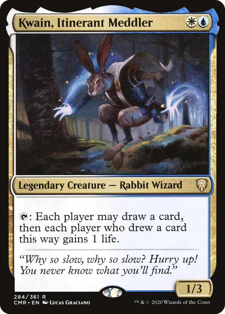 Kwain, Itinerant Meddler [Commander Legends] | Grognard Games