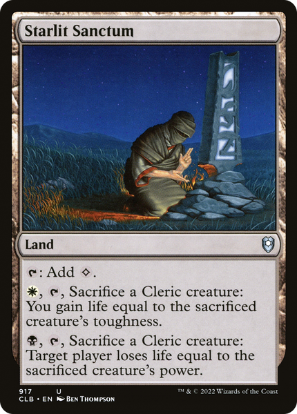 Starlit Sanctum [Commander Legends: Battle for Baldur's Gate] – Grognard  Games