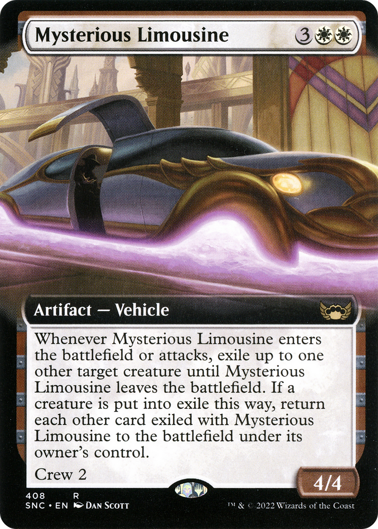 Mysterious Limousine (Extended Art) [Streets of New Capenna] | Grognard Games
