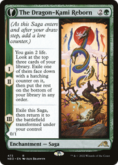 The Dragon-Kami Reborn // Dragon-Kami's Egg (Extended Art) [Kamigawa: Neon Dynasty] | Grognard Games