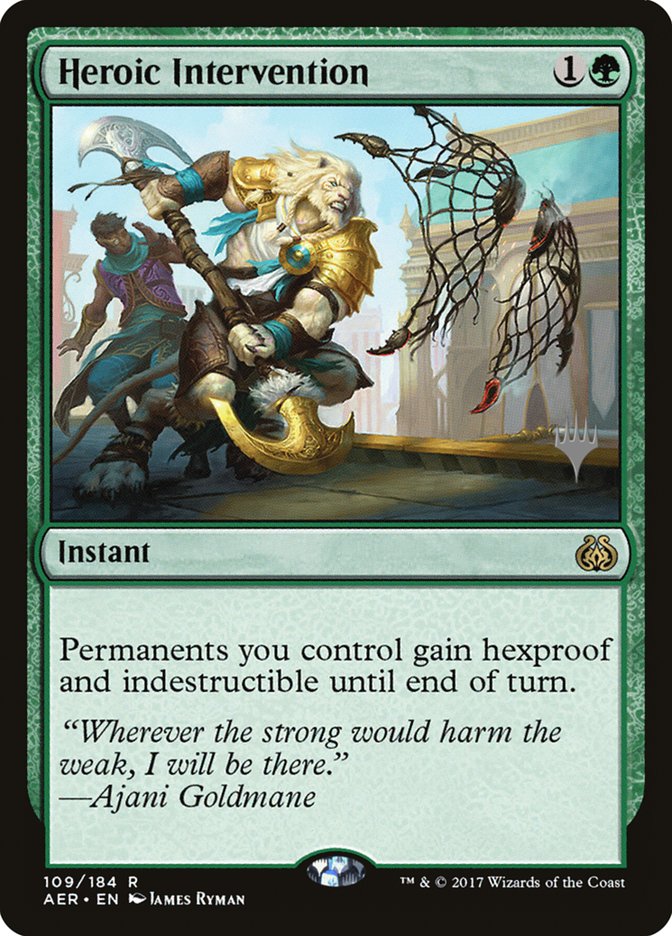 Heroic Intervention (Promo Pack) [Aether Revolt Promos] | Grognard Games