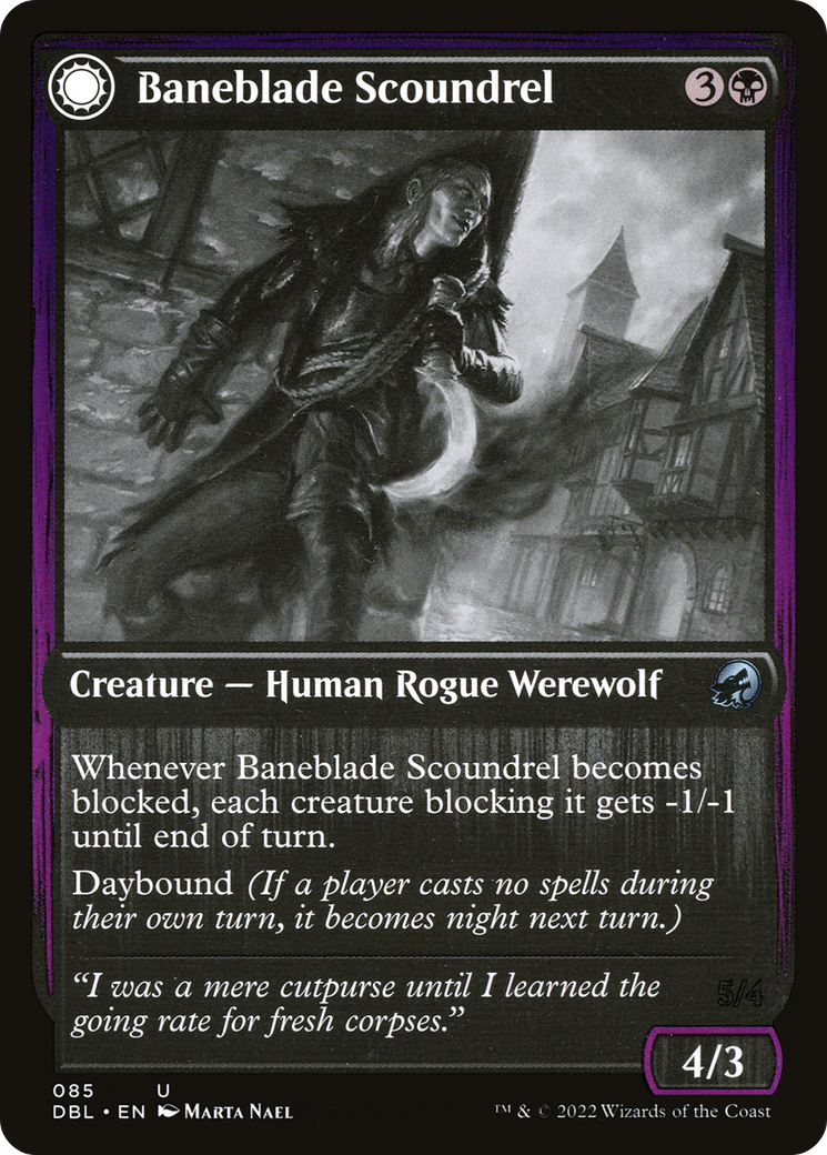 Baneblade Scoundrel // Baneclaw Marauder [Innistrad: Double Feature] | Grognard Games