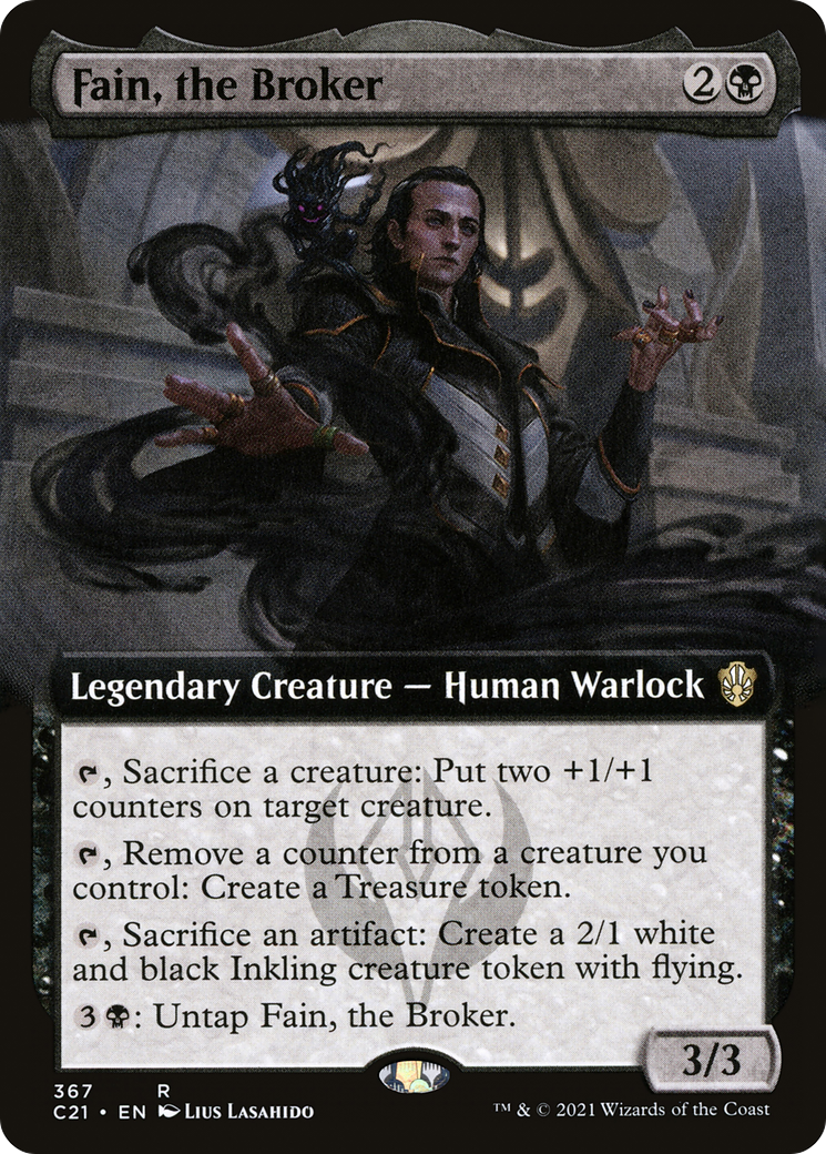 Fain, the Broker (Extended) [Commander 2021] | Grognard Games