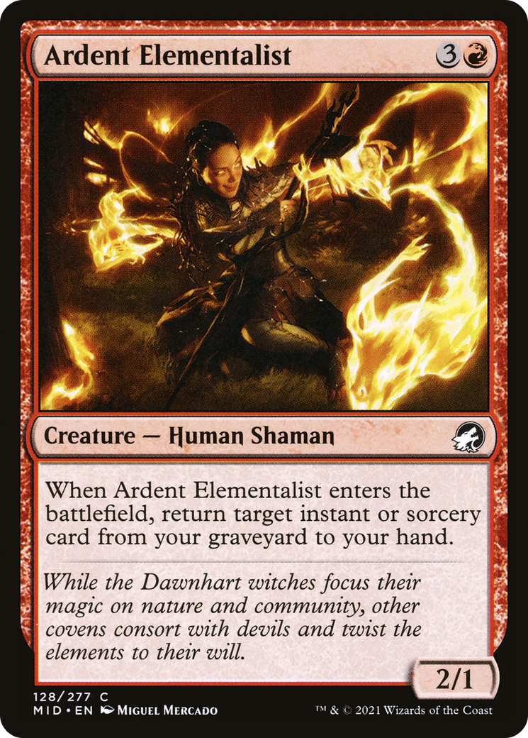 Ardent Elementalist [Innistrad: Midnight Hunt] | Grognard Games