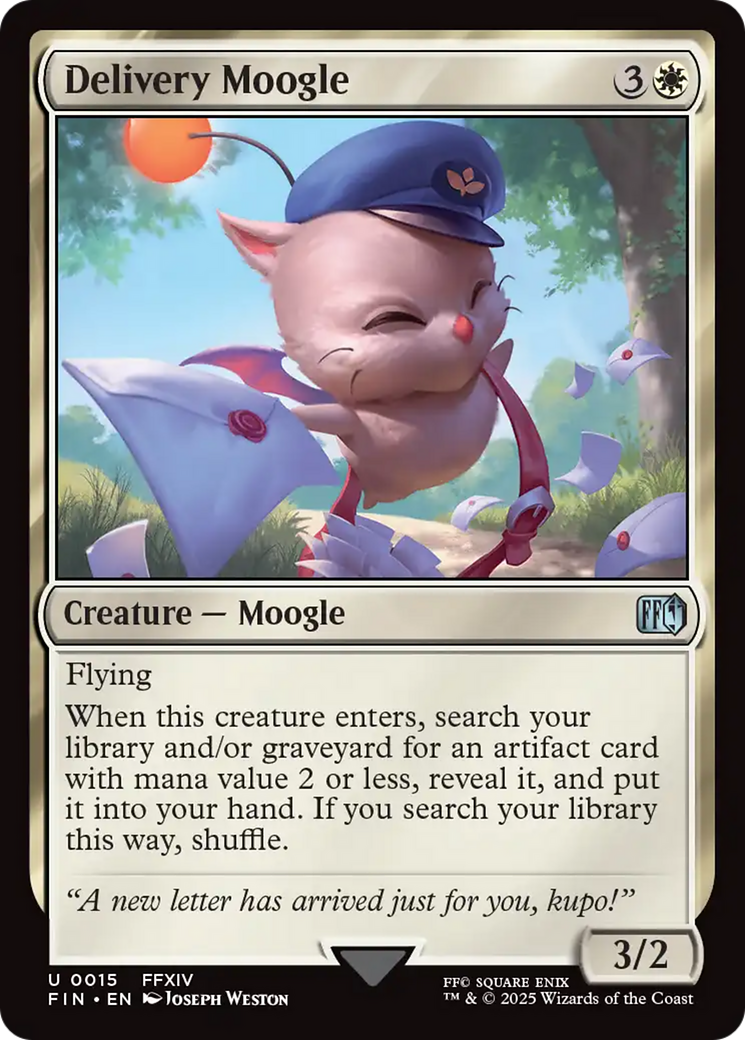 Delivery Moogle (FIN-015) - FINAL FANTASY Foil | Grognard Games
