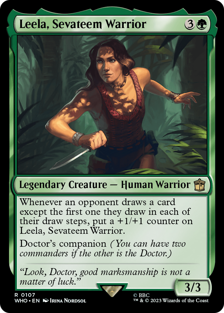 Leela, Sevateem Warrior [Doctor Who] | Grognard Games