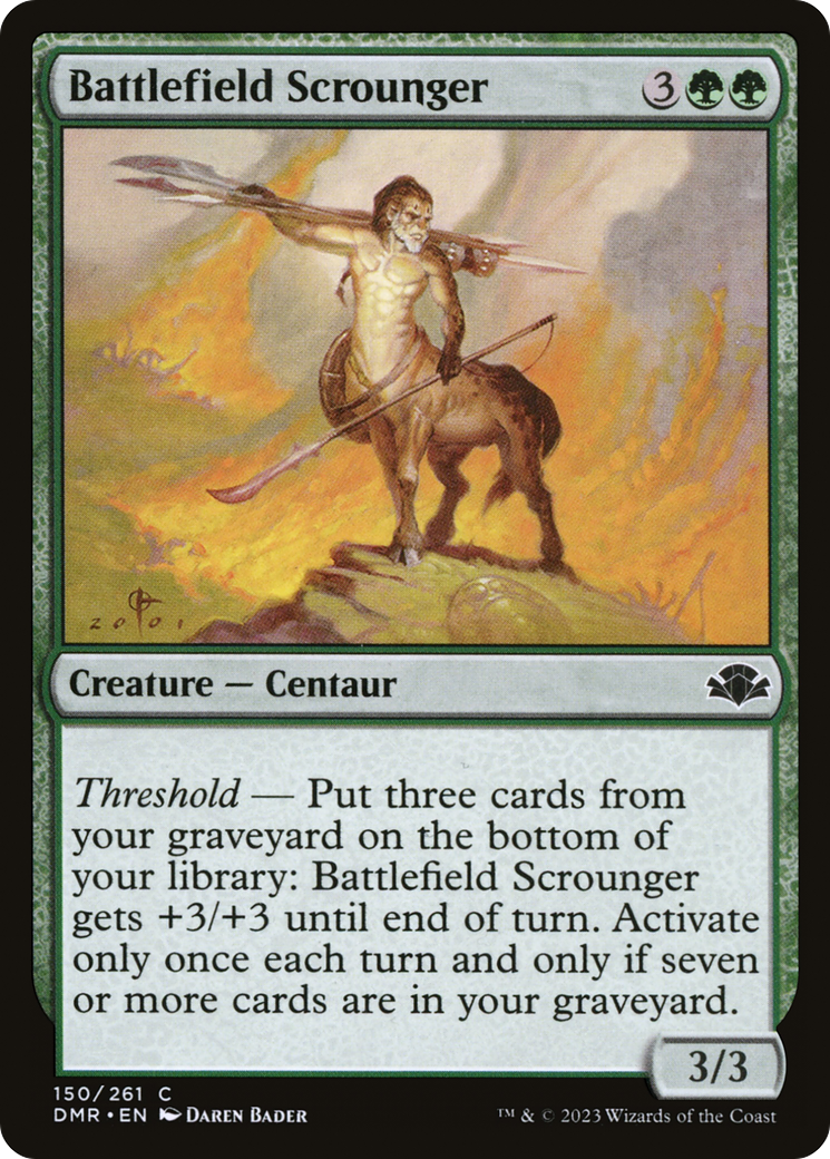 Battlefield Scrounger [Dominaria Remastered] | Grognard Games