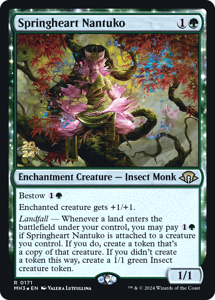 Springheart Nantuko [Modern Horizons 3 Prerelease Promos] | Grognard Games