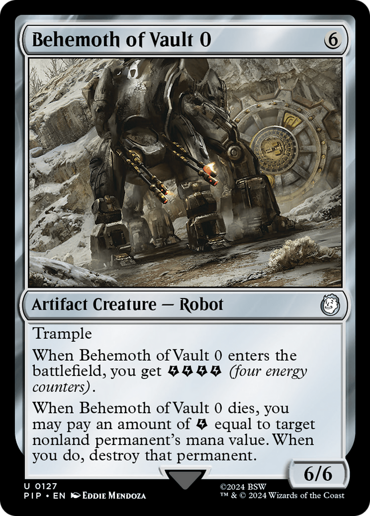 Behemoth of Vault 0 [Fallout] | Grognard Games