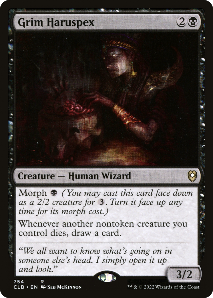 Grim Haruspex [Commander Legends: Battle for Baldur's Gate] | Grognard Games
