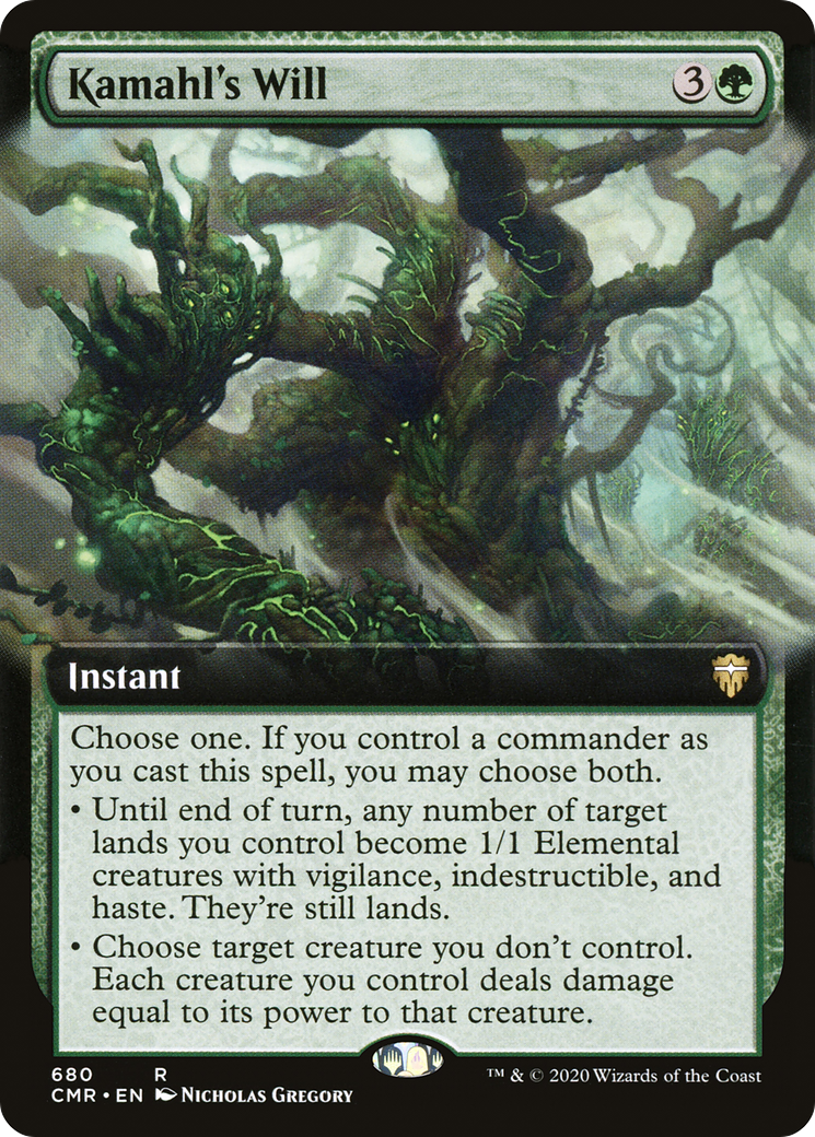 Kamahl's Will (Extended) [Commander Legends] | Grognard Games