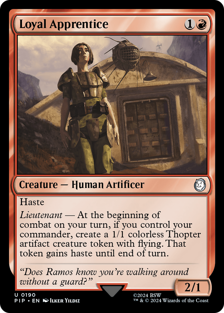 Loyal Apprentice [Fallout] | Grognard Games