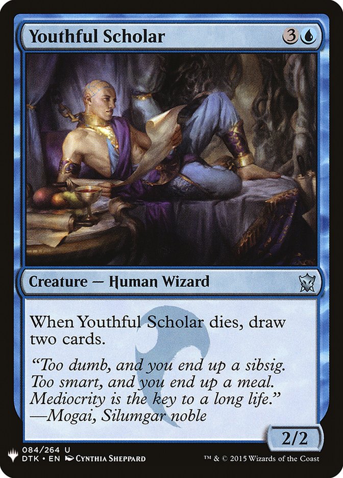 Youthful Scholar [Mystery Booster] | Grognard Games