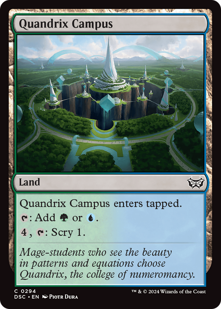 Quandrix Campus [Duskmourn: House of Horror Commander] | Grognard Games